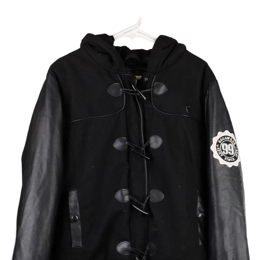 Rocawear Spellout Varsity Jacket - 2XL Black Polyester Blend