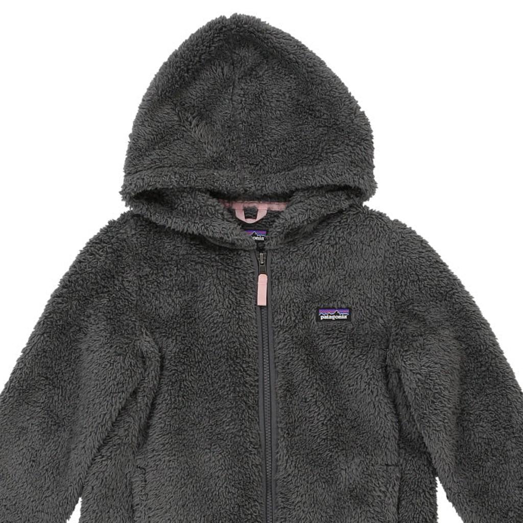 Age 10 Patagonia Fleece - Medium Grey Polyester