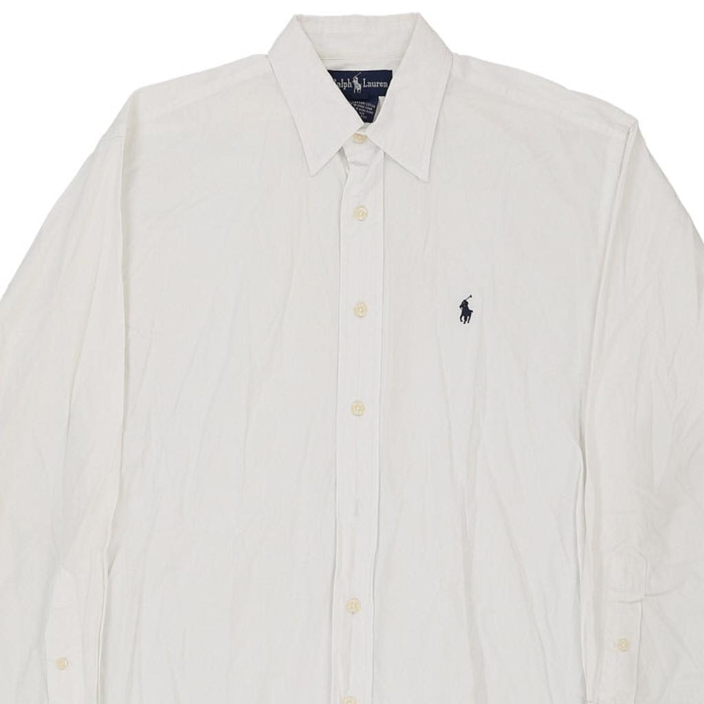 Ralph Lauren Shirt - Large White Cotton