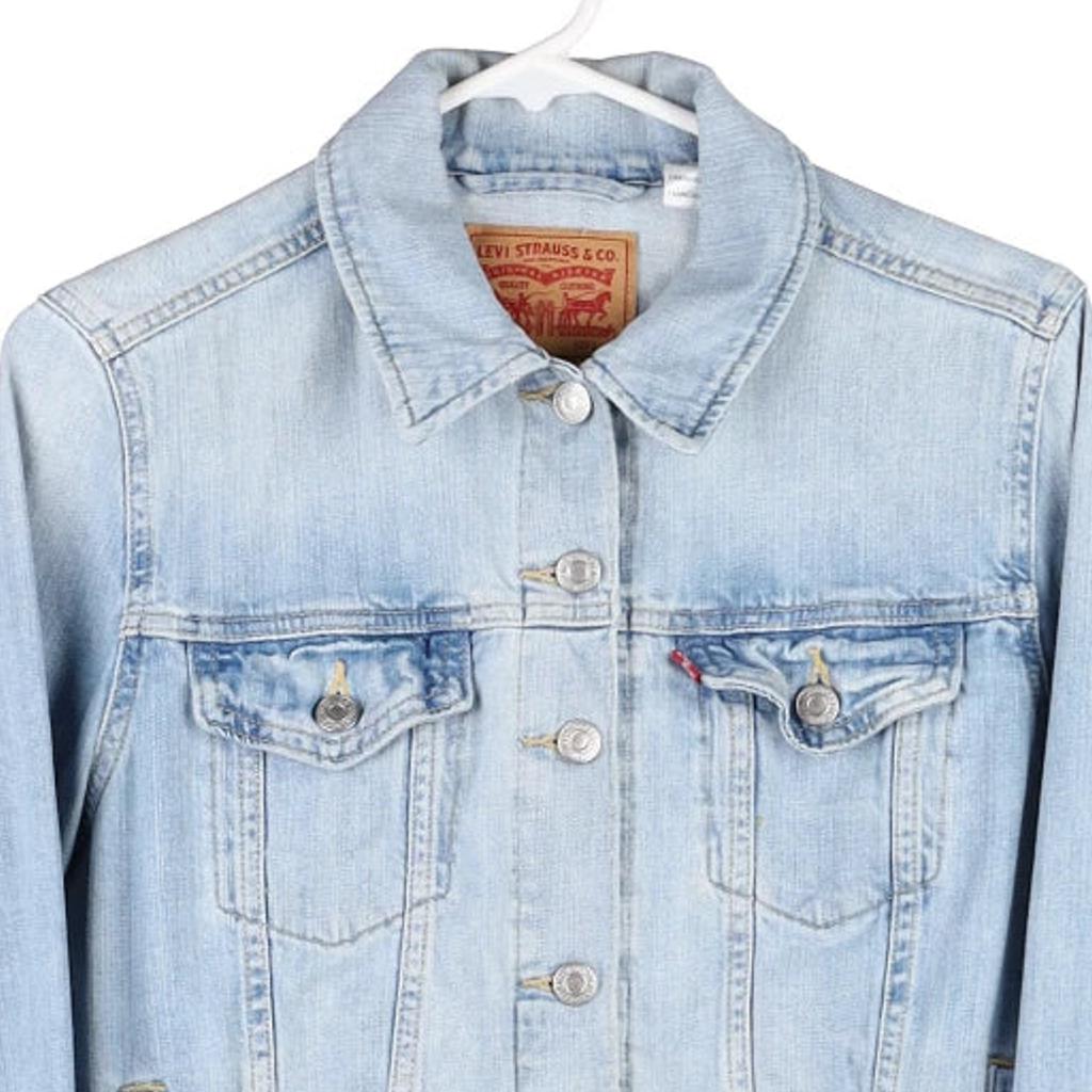 Age 12-14 Levis Denim Jacket - Large Blue Cotton