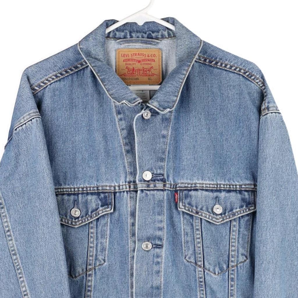 Levis Denim Jacket - XL Blue Cotton