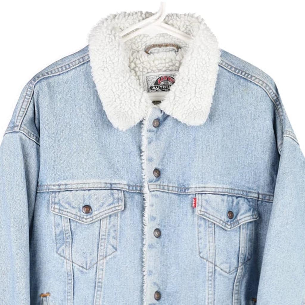 Levis Denim Jacket - XL Blue Cotton