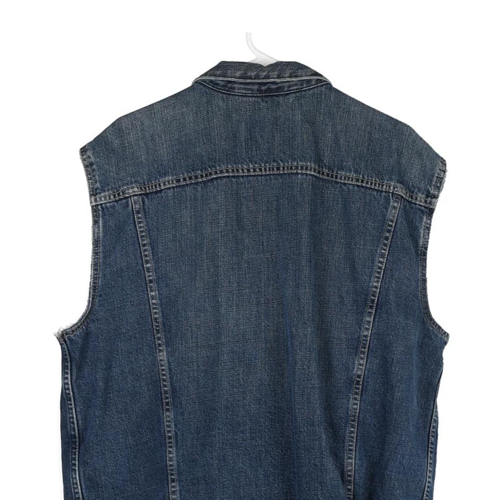 Levis Denim Gilet - XL Blue Cotton