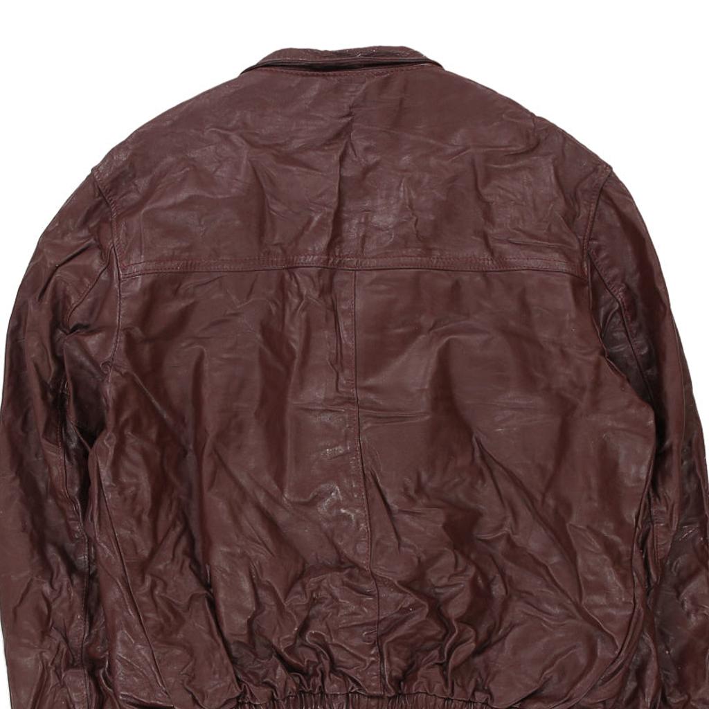 Unbranded Leather Jacket - Medium Brown Leather