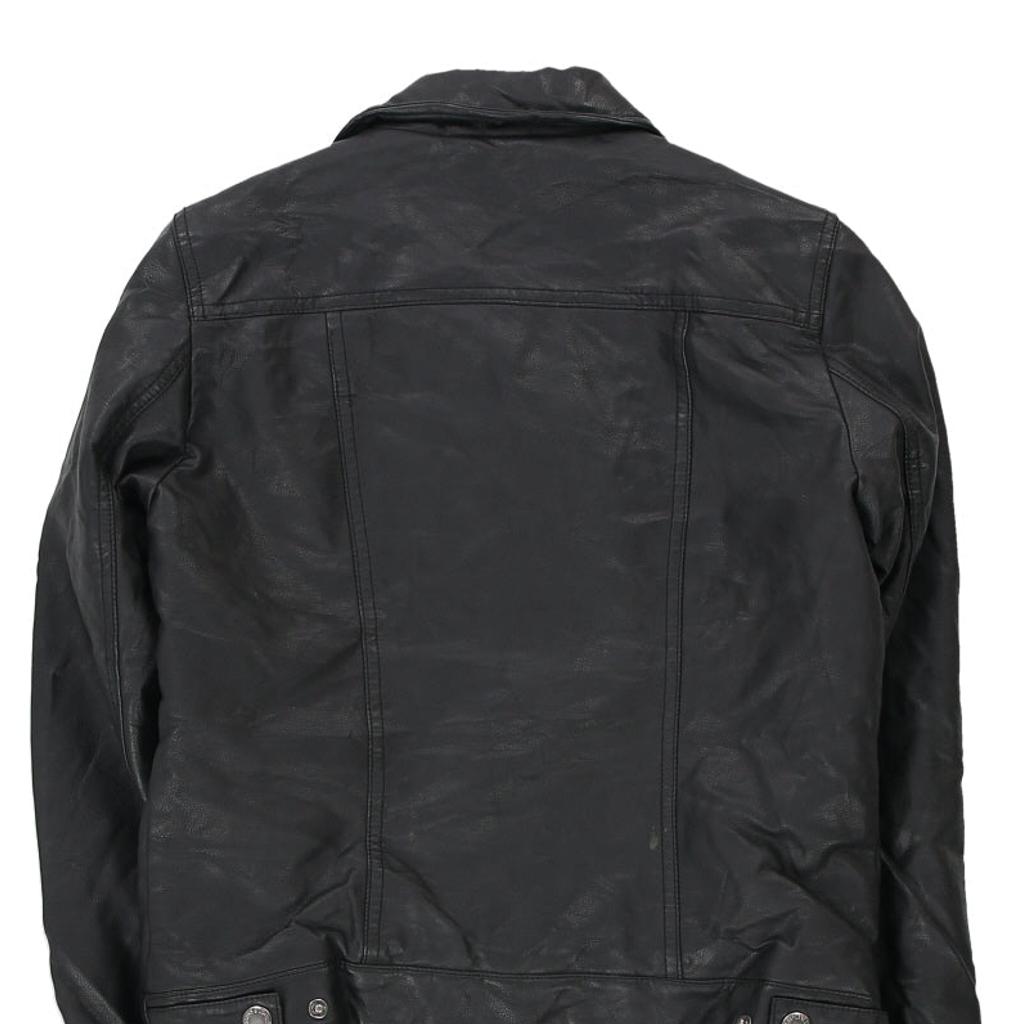Levis Leather Jacket - XS Black Faux Leather