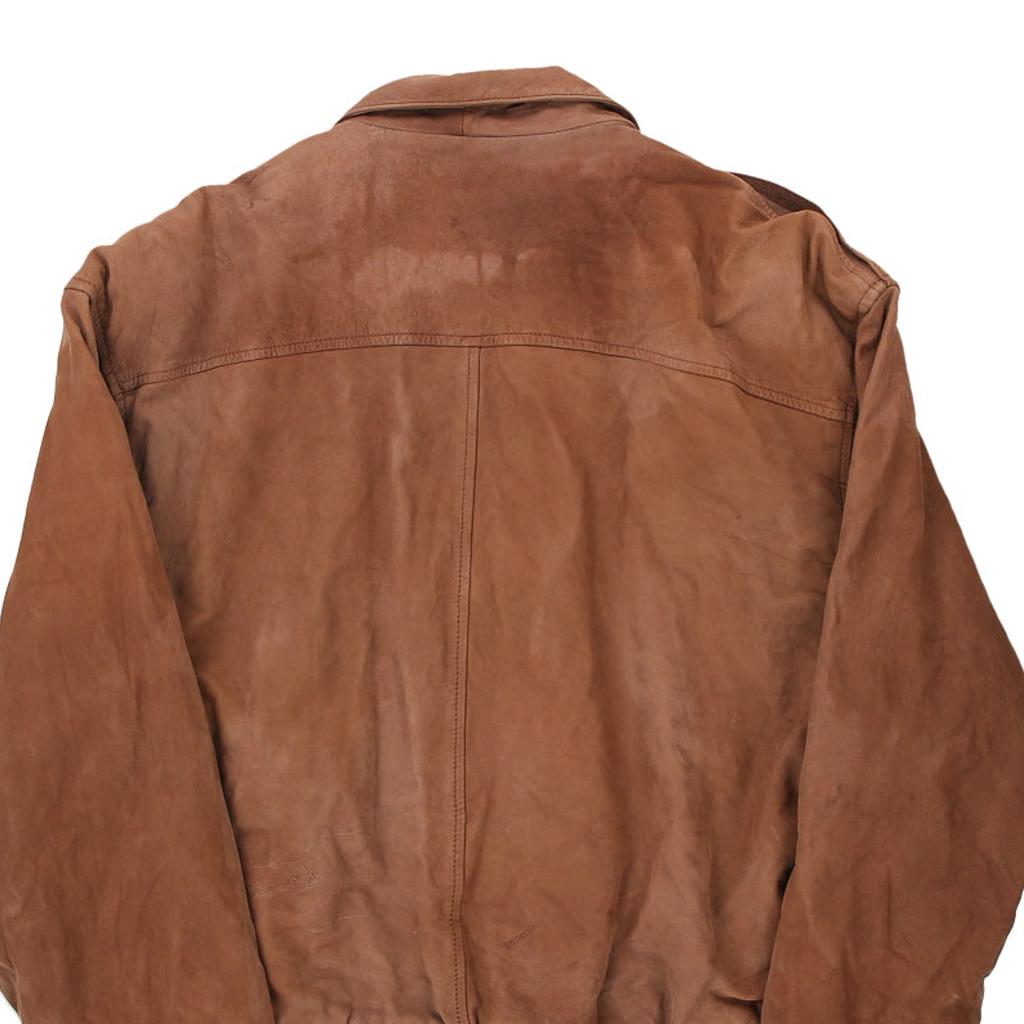 Global Identity Leather Jacket - Medium Brown Leather