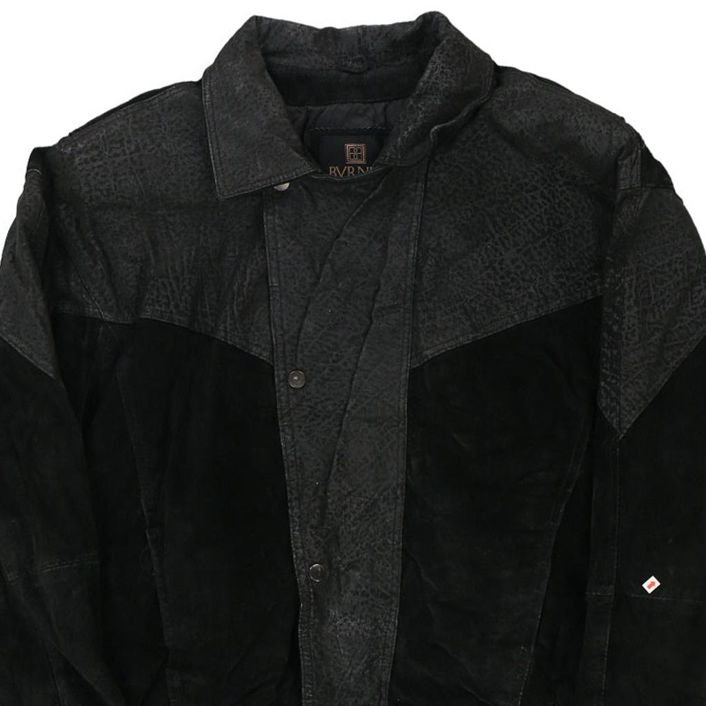 Byrner & Baker Leather Jacket - XL Black Leather