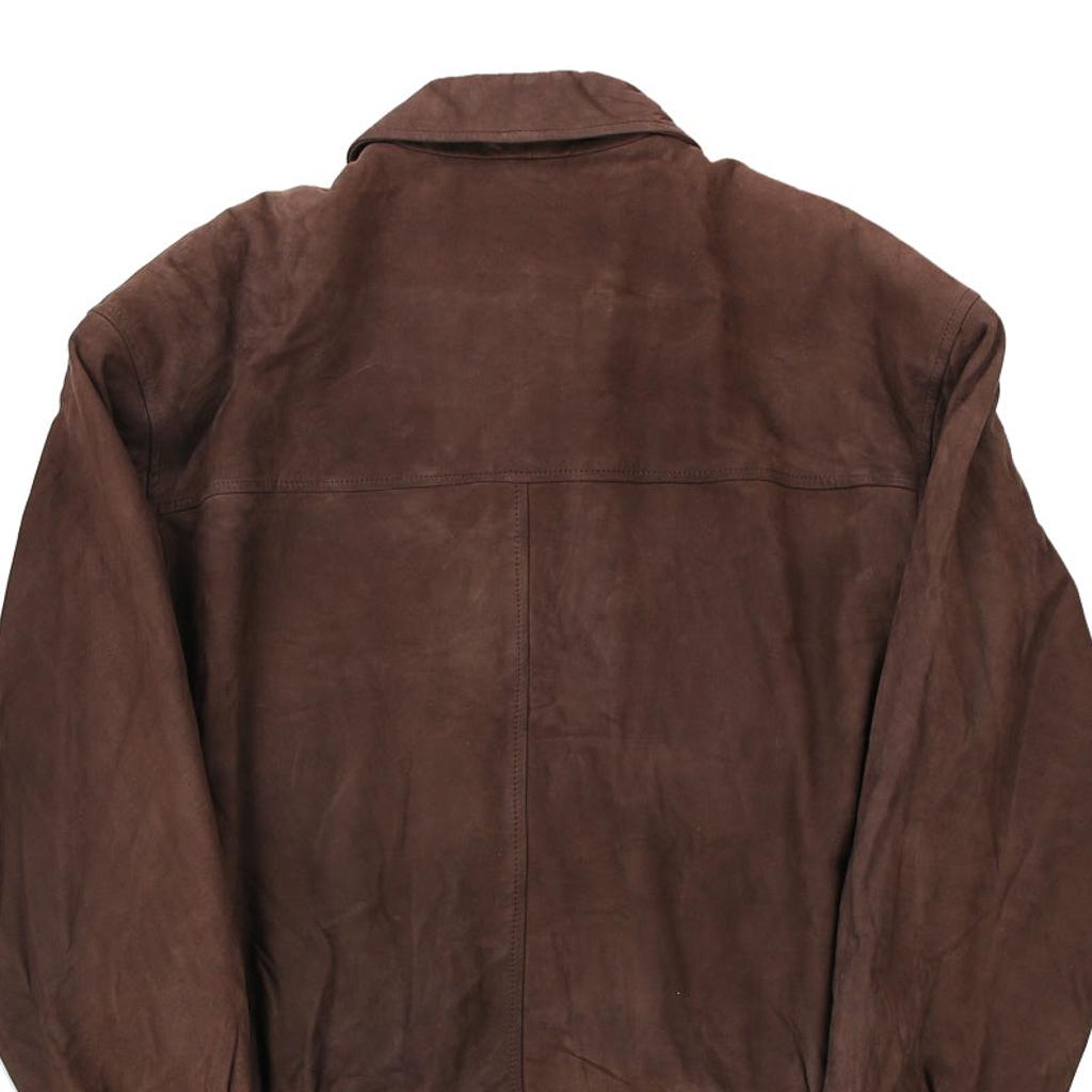 Charles Klein Leather Jacket - Medium Brown Leather