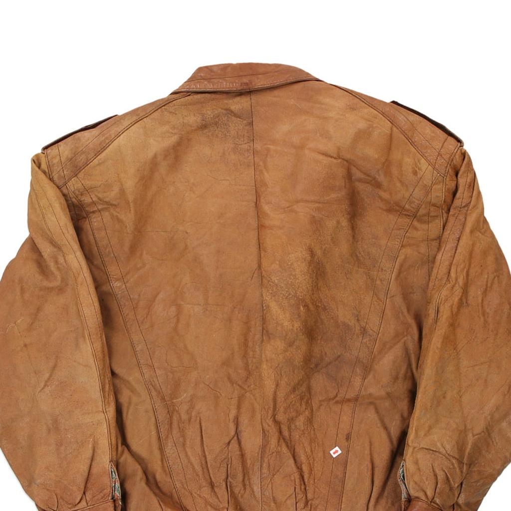 Winlit Leather Jacket - Medium Brown Leather