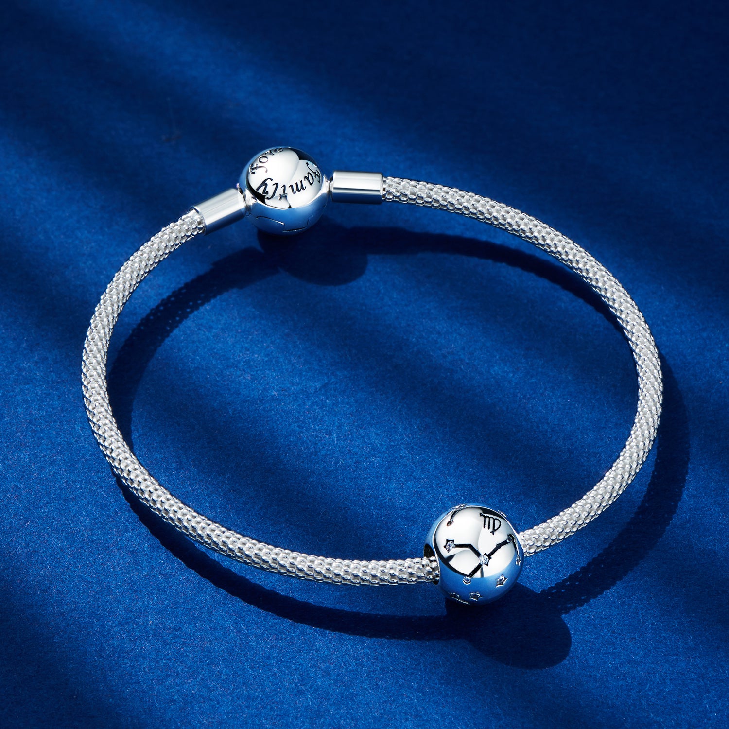 Charme Signe Zodiaque Verseau – Argent 925/1000 – Bijou Collection
