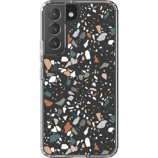 Earth Tone Terrazzo Clear Phone Case