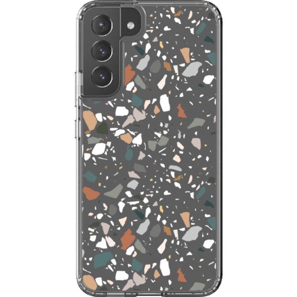 Earth Tone Terrazzo Clear Phone Case