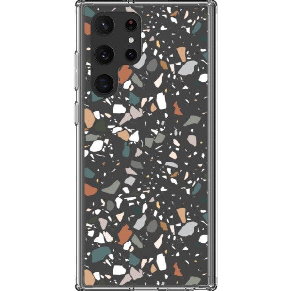 Earth Tone Terrazzo Clear Phone Case