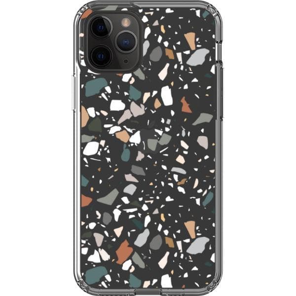 Earth Tone Terrazzo Clear Phone Case