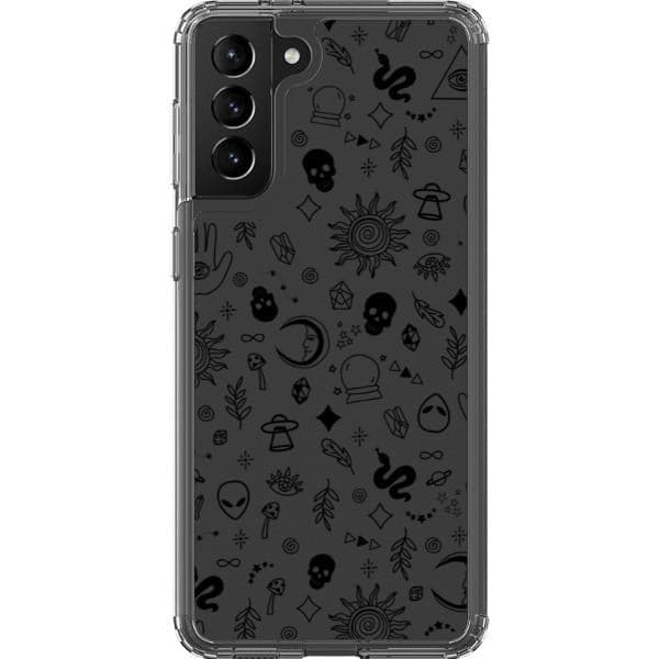 Esoteric Mystic Doodles Clear Phone Case