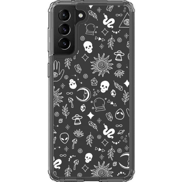 Esoteric Mystic Doodles Clear Phone Case