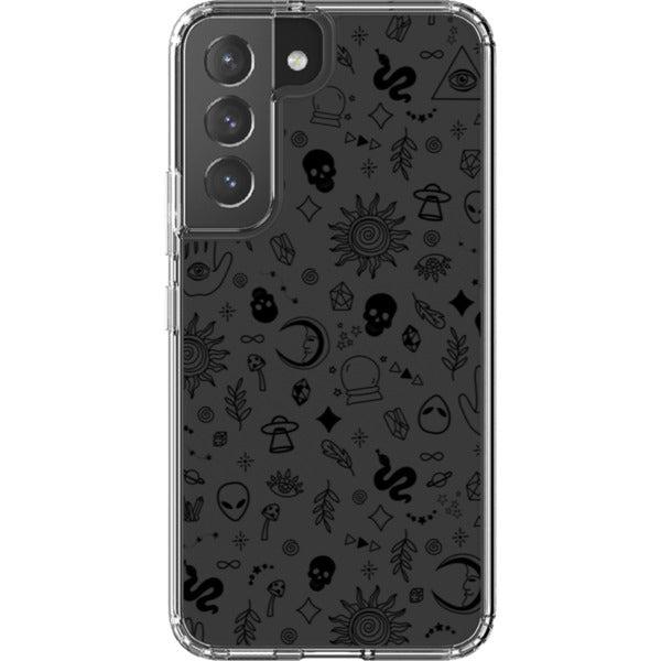 Esoteric Mystic Doodles Clear Phone Case