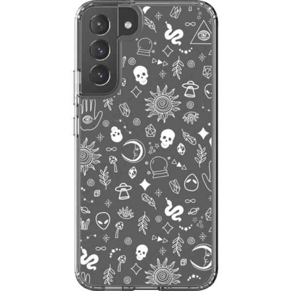 Esoteric Mystic Doodles Clear Phone Case