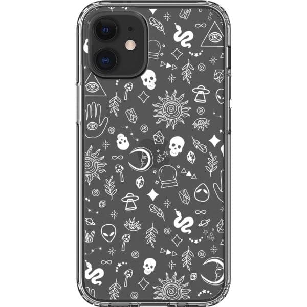 Esoteric Mystic Doodles Clear Phone Case