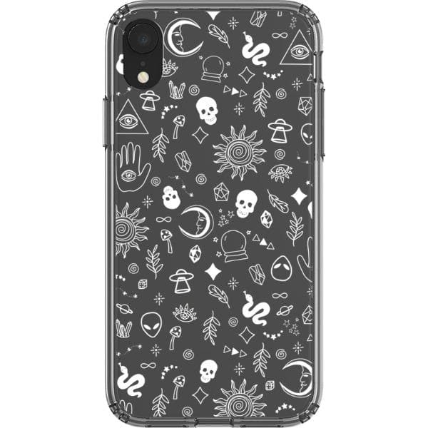 Esoteric Mystic Doodles Clear Phone Case