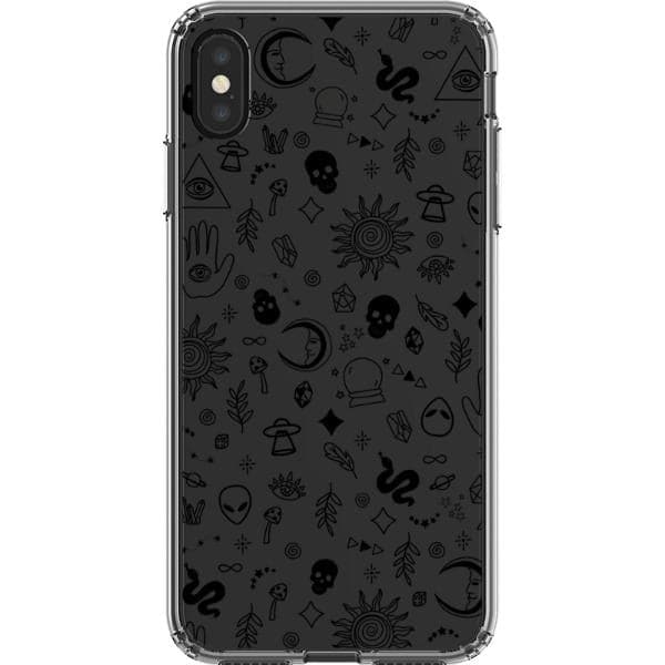 Esoteric Mystic Doodles Clear Phone Case