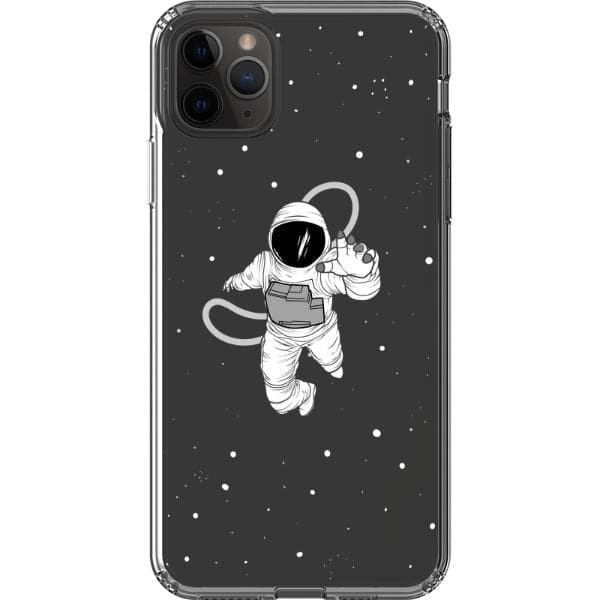 Floating Astronaut Clear Phone Case