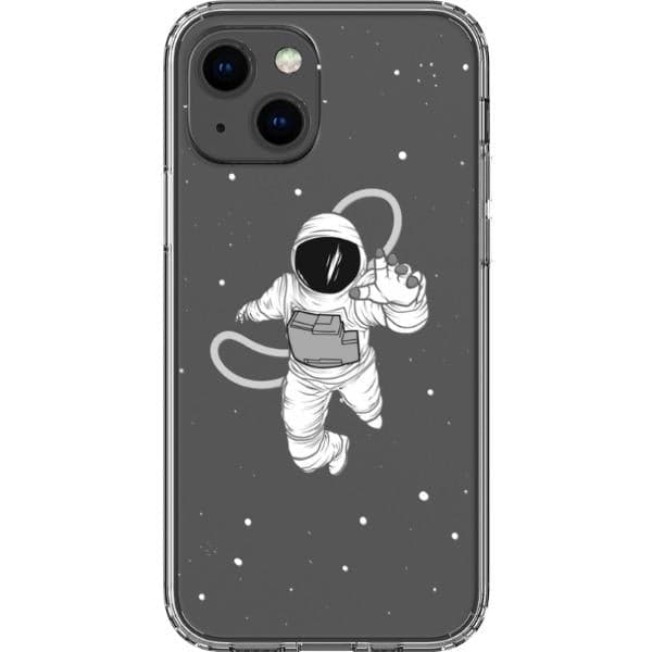 Floating Astronaut Clear Phone Case