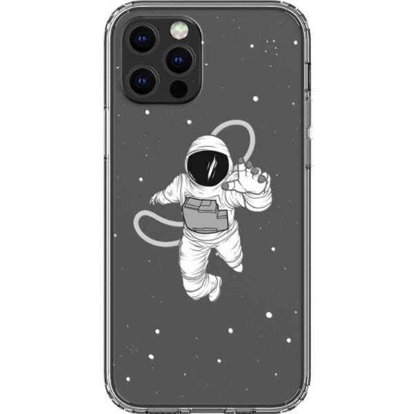 Floating Astronaut Clear Phone Case