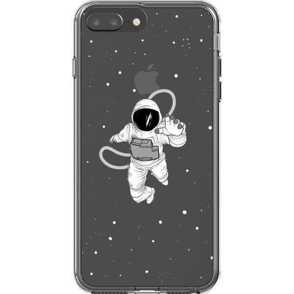 Floating Astronaut Clear Phone Case