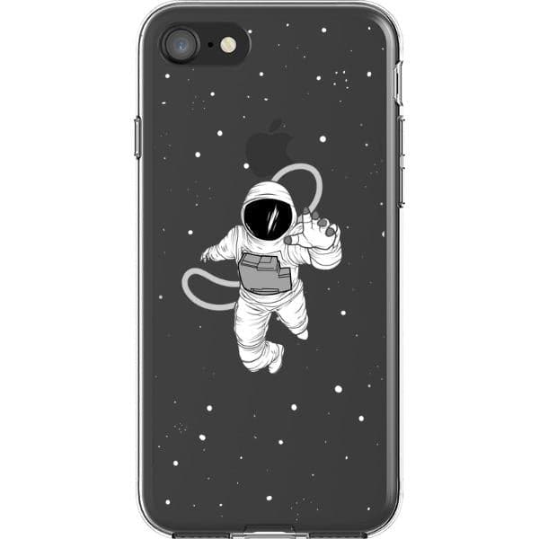 Floating Astronaut Clear Phone Case