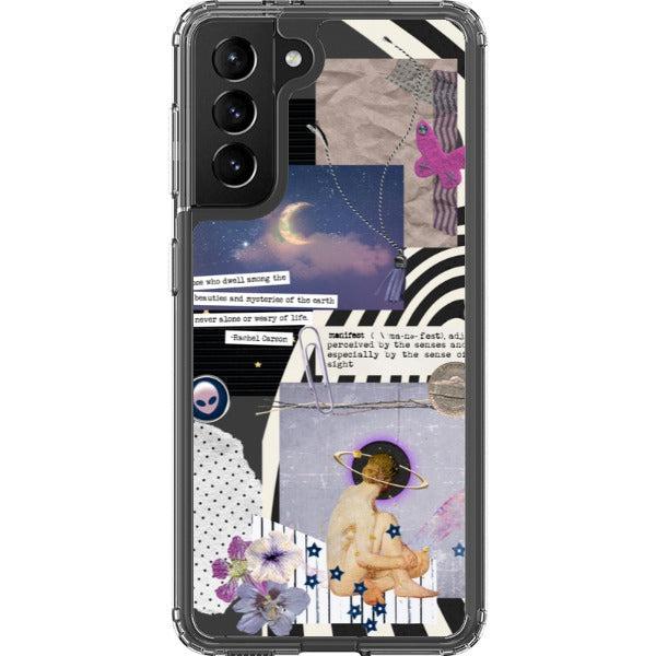 Manifest Collage Clear Phone Case