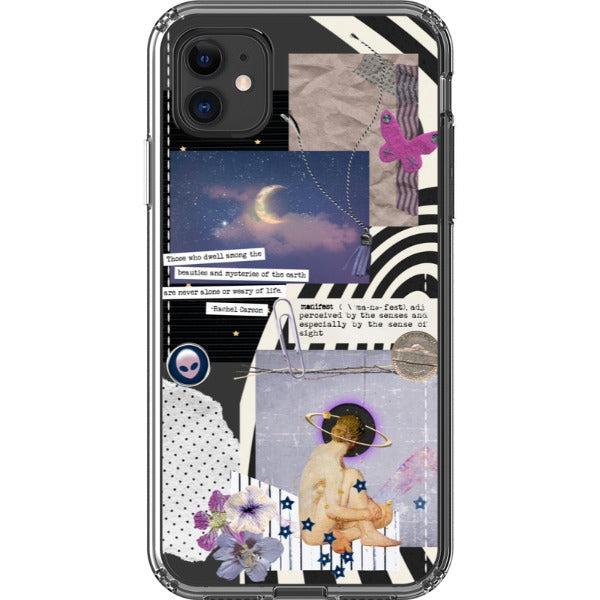 Manifest Collage Clear Phone Case