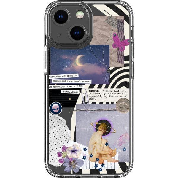 Manifest Collage Clear Phone Case