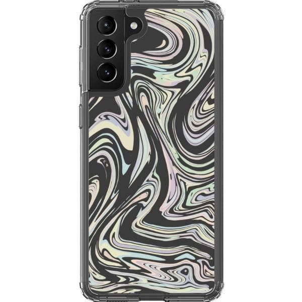 Minimal Pastel Marble Clear Phone Case