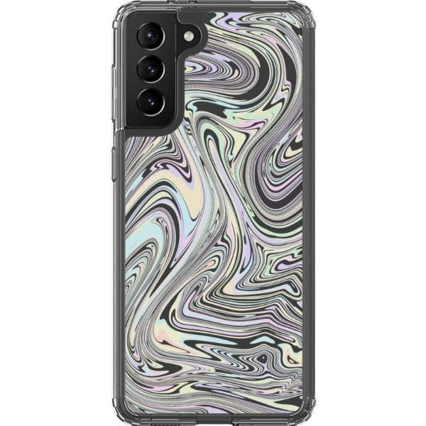 Minimal Pastel Marble Clear Phone Case (Version 2)