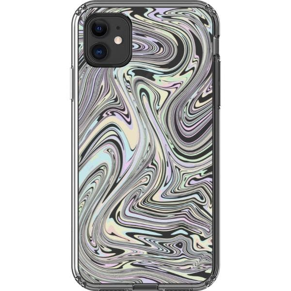 Minimal Pastel Marble Clear Phone Case (Version 2)