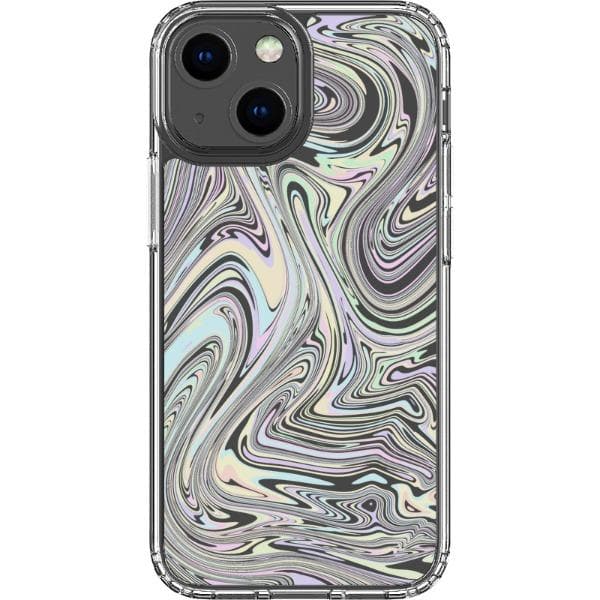 Minimal Pastel Marble Clear Phone Case (Version 2)