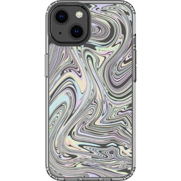 Minimal Pastel Marble Clear Phone Case (Version 2)