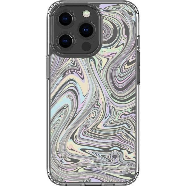 Minimal Pastel Marble Clear Phone Case (Version 2)