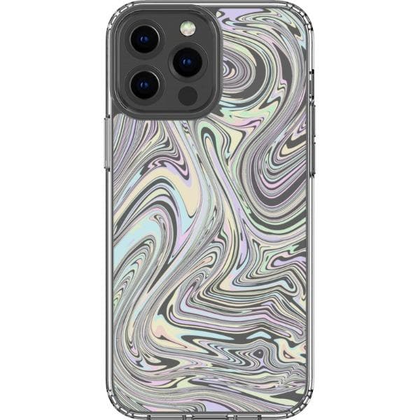 Minimal Pastel Marble Clear Phone Case (Version 2)