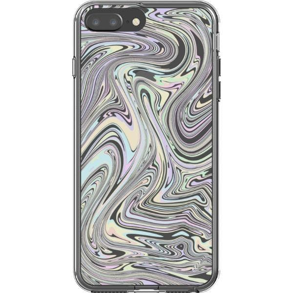 Minimal Pastel Marble Clear Phone Case (Version 2)