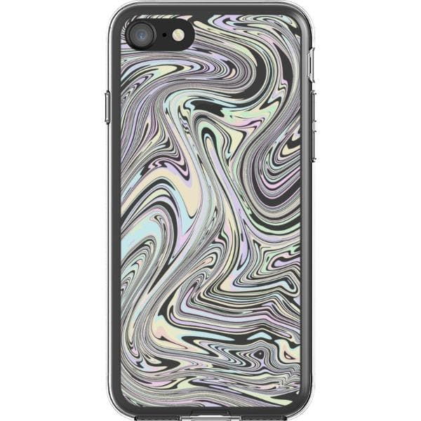 Minimal Pastel Marble Clear Phone Case (Version 2)