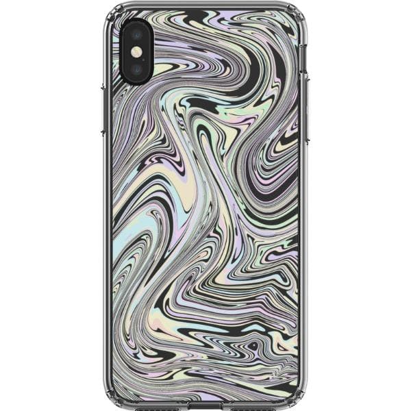 Minimal Pastel Marble Clear Phone Case (Version 2)