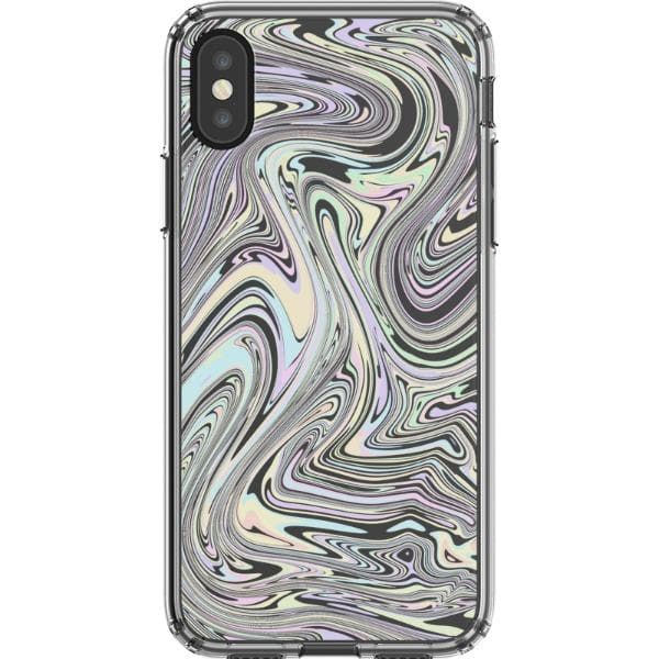 Minimal Pastel Marble Clear Phone Case (Version 2)