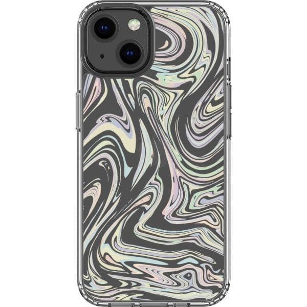 Minimal Pastel Marble Clear Phone Case