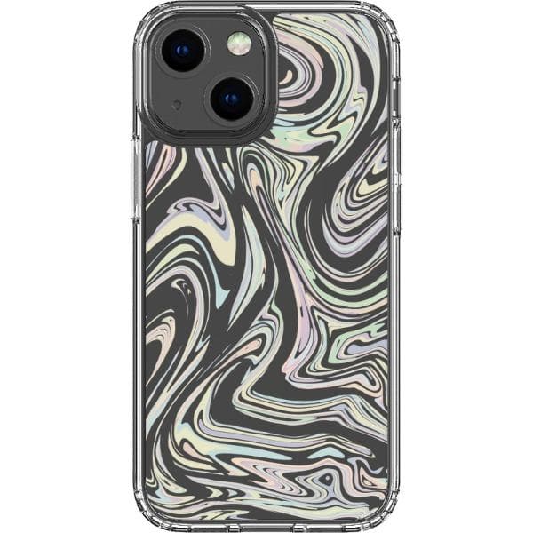 Minimal Pastel Marble Clear Phone Case