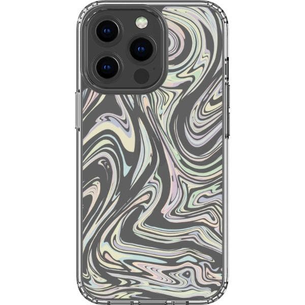 Minimal Pastel Marble Clear Phone Case