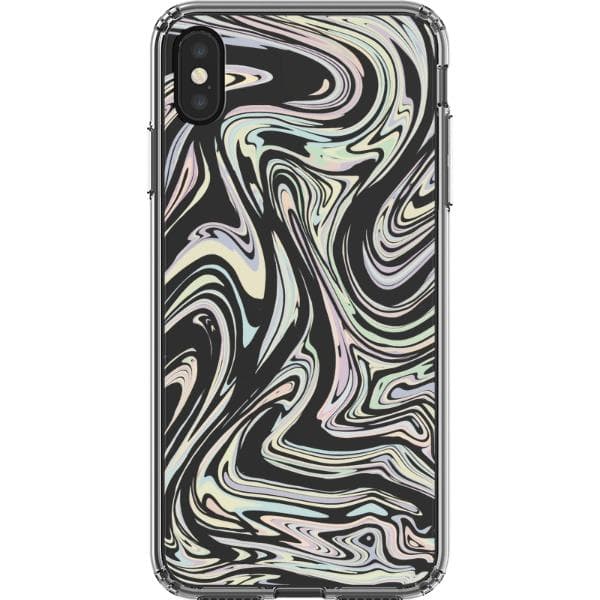 Minimal Pastel Marble Clear Phone Case