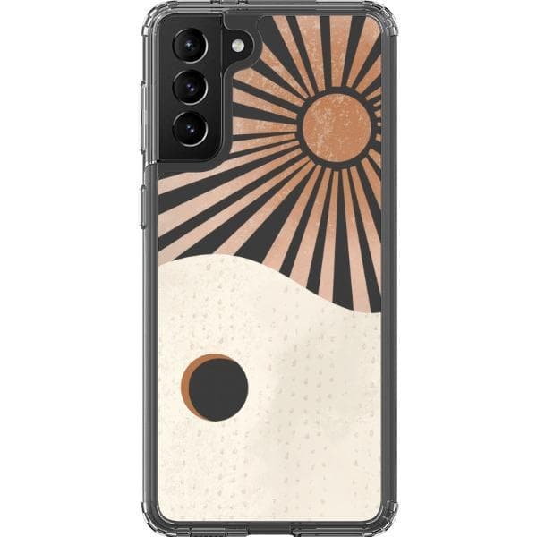Modern Nude Abstract Designs Clear Phone Cases