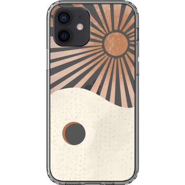 Modern Nude Abstract Designs Clear Phone Cases